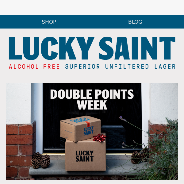Introducing Lucky Saint Rewards | Earn Double Points