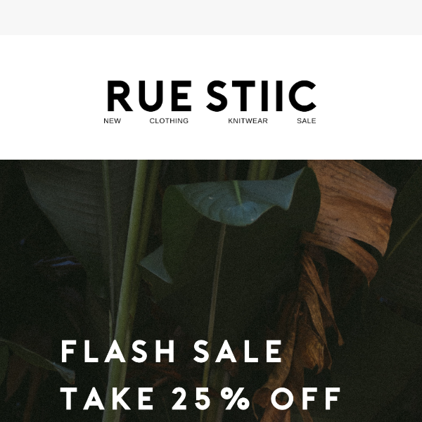 FLASH SALE