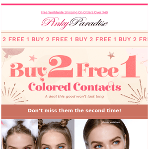 Did you say FREE colored contacts?👀👀