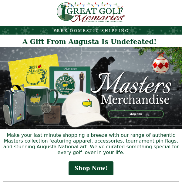 Need A Last Minute Golf Gift For Christmas?