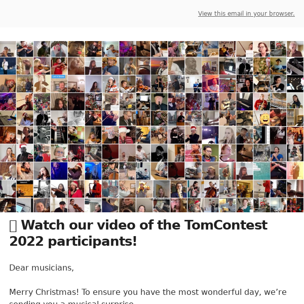 🎶 Watch our video of the TomContest 2022 participants!