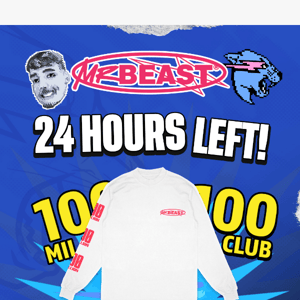 Less Than 24hrs Left To Get Exclusive 100m Merch