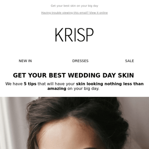 On the Blog | 5 ways to get your skin Wedding Day ready  👰