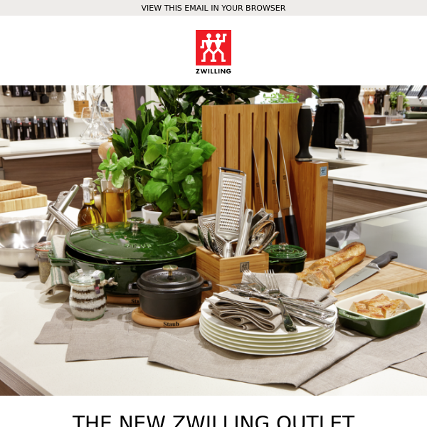You're invited! The ZWILLING Outlet at Clarks Village is now open