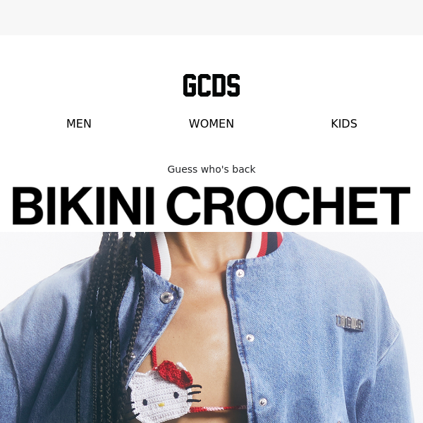 GCDS collection: Bikini crochet