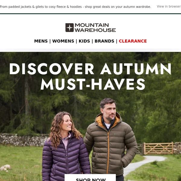 Discover Autumn Must-Haves