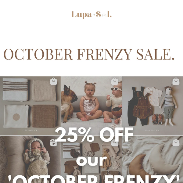 OCTOBER FRENZY SALE