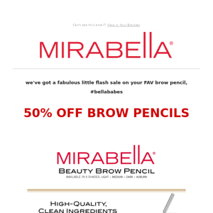 50% off Brow Pencils ♥️