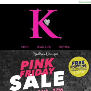The One & Only PINK FRIDAY SALE!