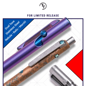 Limited Release: Dual Tone Ano, Relic, Stainless,...