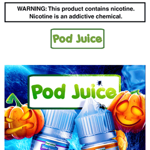 🧊🎃 POD JUICE SPOOKY SZN IS AMONG US!! - NOW AVAILABLE! 🍭👻