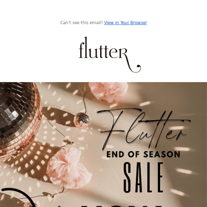 The END OF SEASON SALE NOW 50% Off