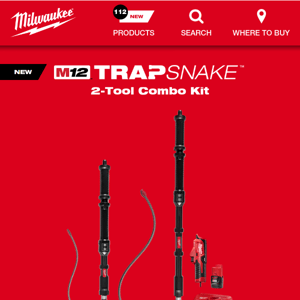 Now Available — M12™ TRAPSNAKE™ 2-Tool Combo Kit