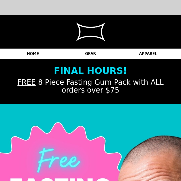 Don't Miss Out on a FREE Pack of Fasting Gum!