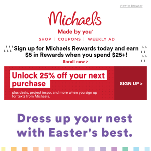 FIFTY percent off Easter décor?! Chick out these chic must-haves.