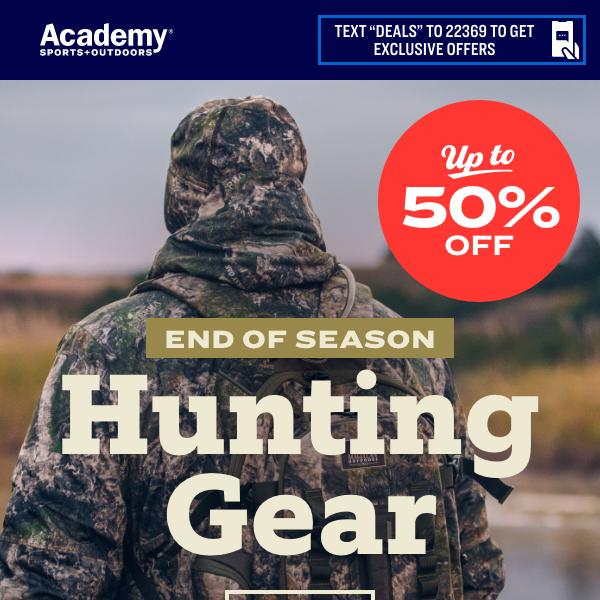 Save Now: Up to 50% Off Hunting Gear