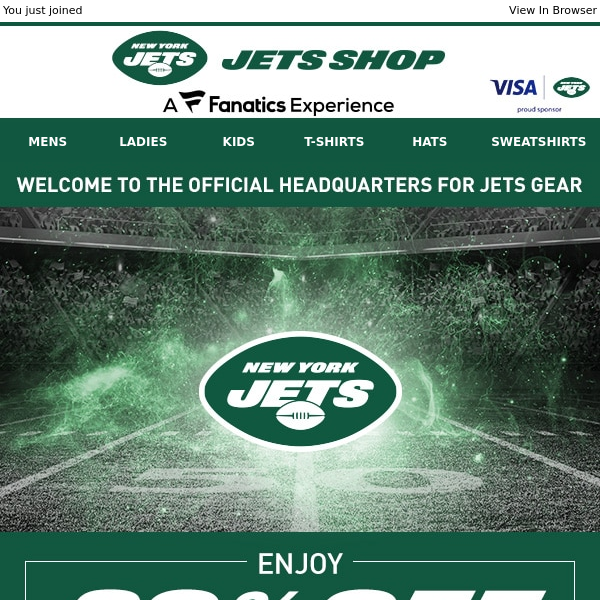 New York Jets Kids in New York Jets Team Shop 