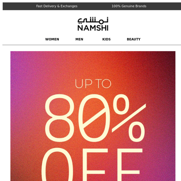 😁Eid Sale: Up to 80% off