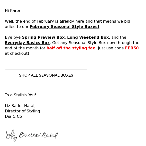 Who Wants 50% Off Styling?