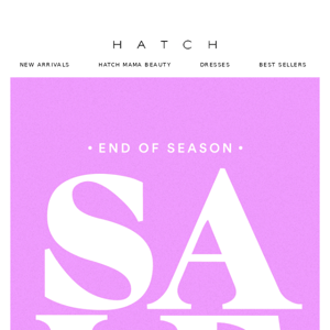 IT'S SO ON: End of Season Sale Starts Now!