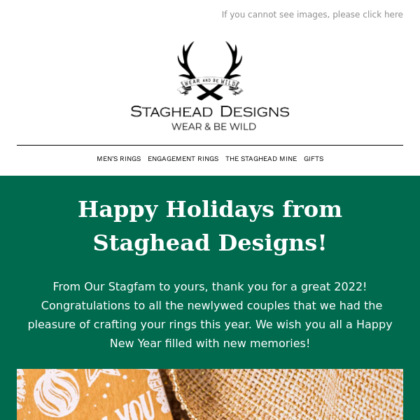 A Message From Staghead Designs 🎄🎁