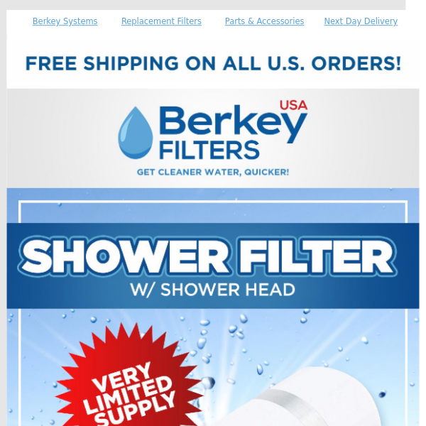 Get Ready To Slay the Day With A Berkey Shower Filter 🚿