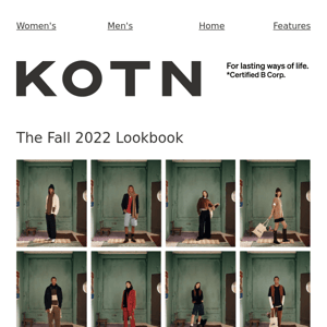 The Fall 2022 Lookbook is Here