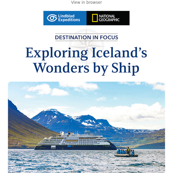 Encounter Icelandic Wonders by Sea
