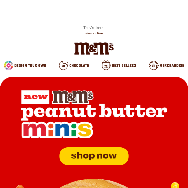 M&M's Adds New Peanut Butter Minis - Chew Boom