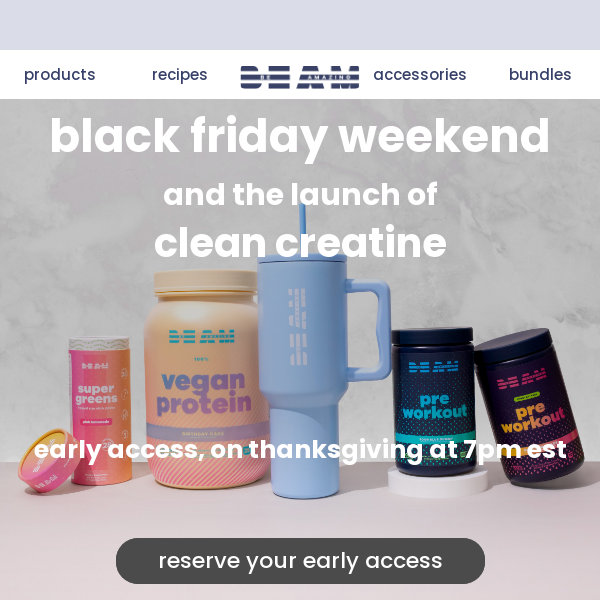 black friday plus a brand new product