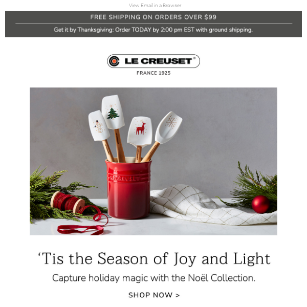 Tis the Season for Festive Additions to Our Noël Collection