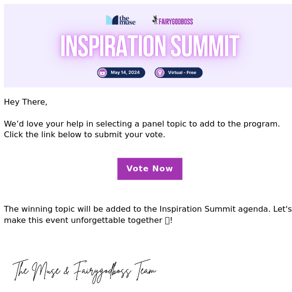 Are You Ready to Help Shape the Future of Inspiration Summit?