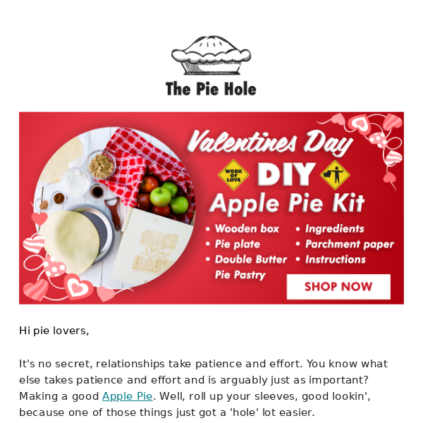 Gotta try the Apple Pie DIY! 🚧💘🥧