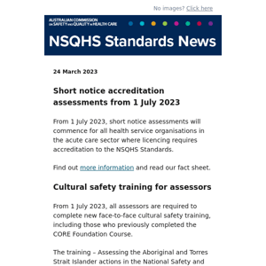 NSQHS Standards News March 2023