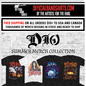 Ronnie James Dio: Summer '23 Collection is Here!