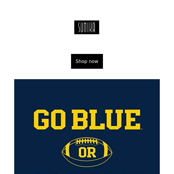 GO BLUE !!!! SITE WIDE 30% OFF