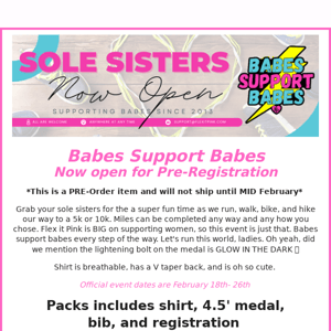 Babes Support Babes: All-new virtual event! 💪