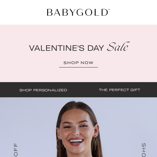 20% Off: Perfectly Personalized Pieces for V-Day 😍