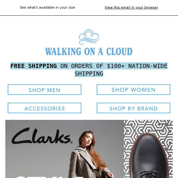 Clarks classic Fall styles are here.