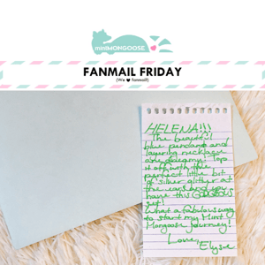 [Fanmail Friday] In a Blink of an Eye I Went from Short Stop to Team Mom