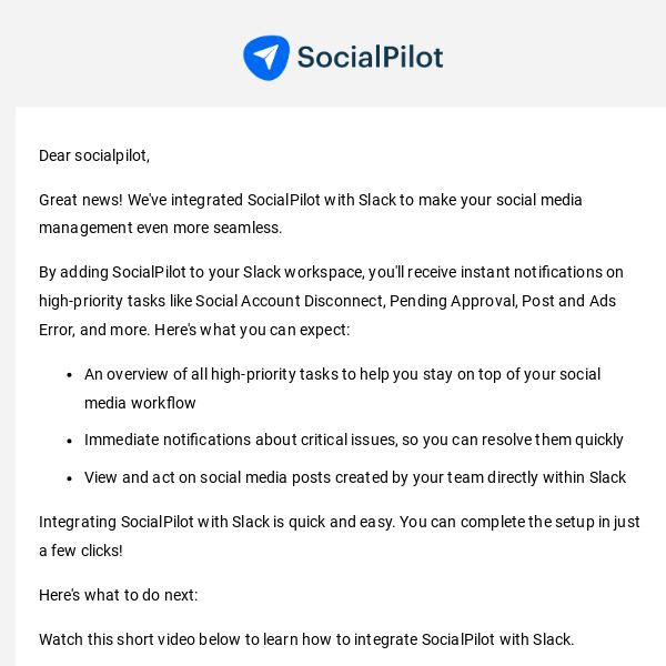 SocialPilot Is Now on Slack 😍