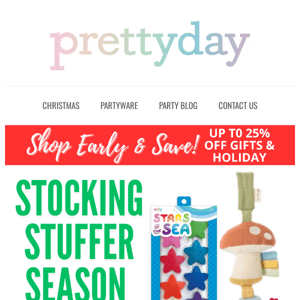 Save on stocking stuffers!