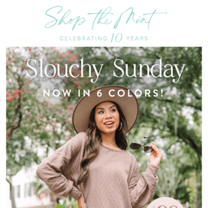 Slouchy Sunday is BACK!