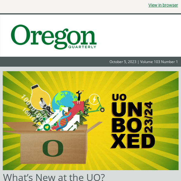 Unveiling UO's New School Year: New President, Courses, and E-Scooters! 🎓🛴