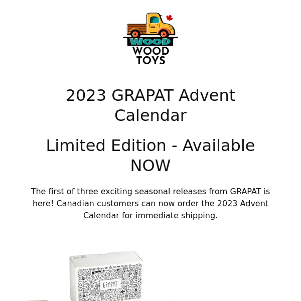 GRAPAT Advent Calendar - 2023 Edition Available Now!