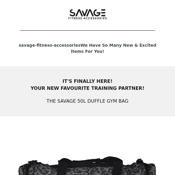 Savage Fitness Accessories  We have Huge News! 🎉