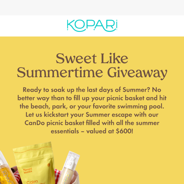 Sweet Like Summertime Giveaway 💛