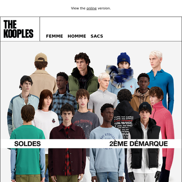 Soldes : Le noir The Kooples | Jusqu’à -50%