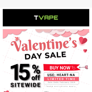 💥Valentine’s Day Sale is LIVE - Save 15% OFF on Exclusive Devices💖