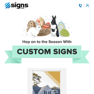 Hop Onto These Easter-rific Signs This Spring! 🐇🥚